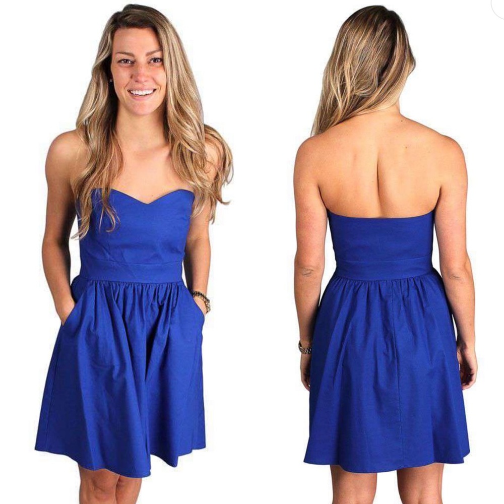 NWOT - Lauren James Savannah Seersucker Dress - Size Large